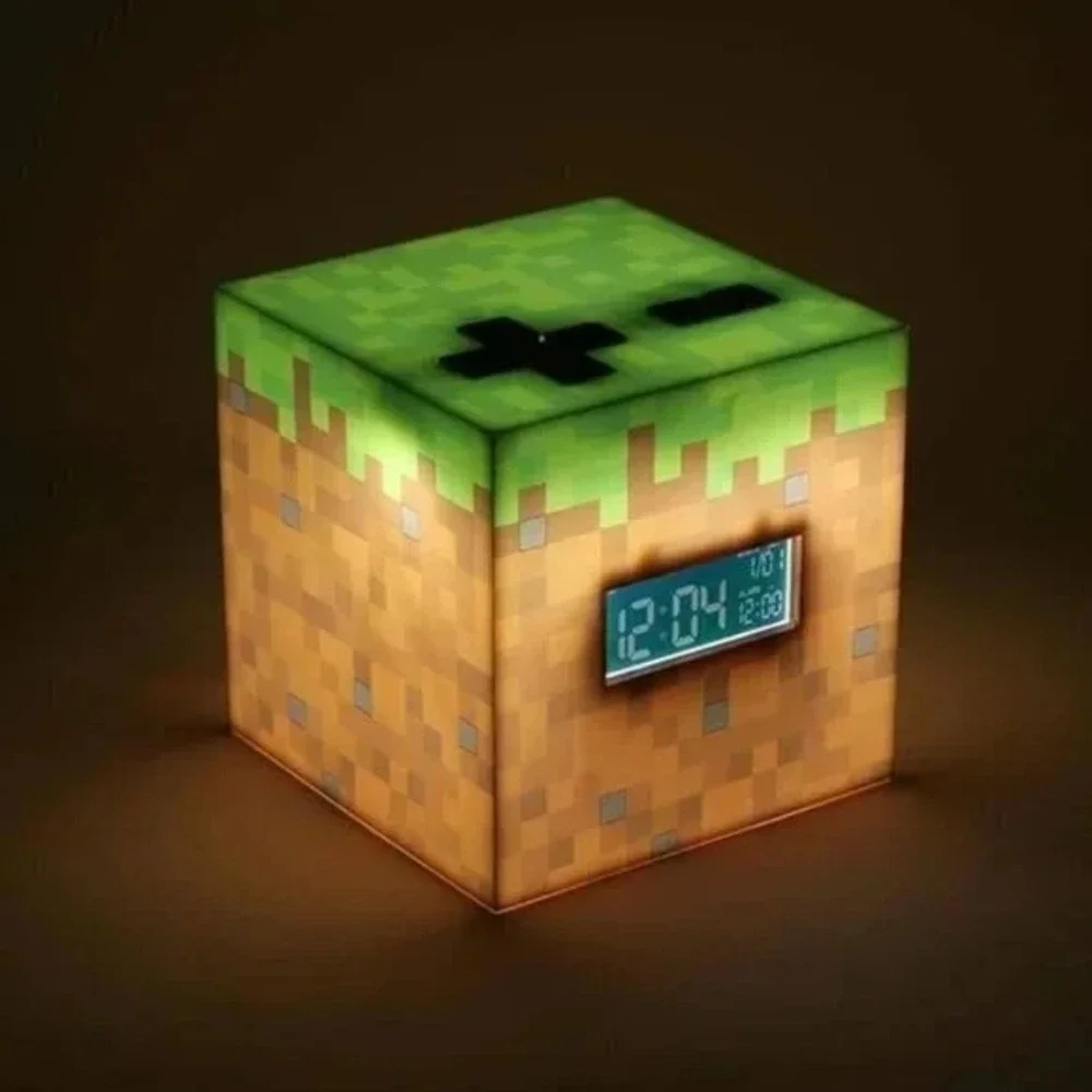 Mojang Minecraft Alarm‎ Clock Mood Light and Plays Official Minecraft Music